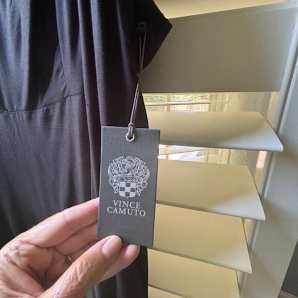 Vince Camuto Women's Challis Square-Neck Smocked-Back Sleeveless Maxi Dress 1X - Picture 5 of 6